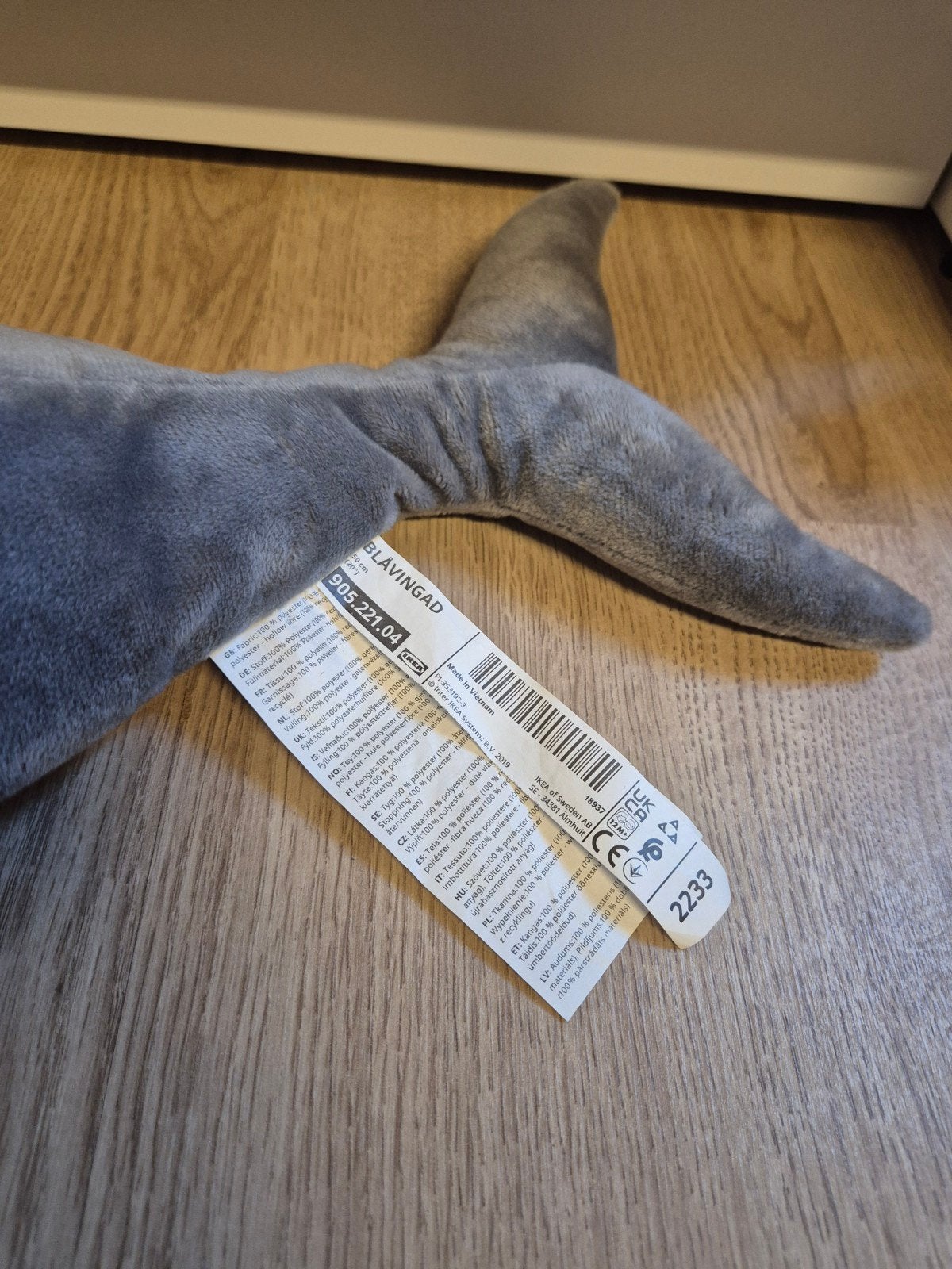 IKEA dolfijn knuffel blavingad 50 cm, Ophalen of Verzenden