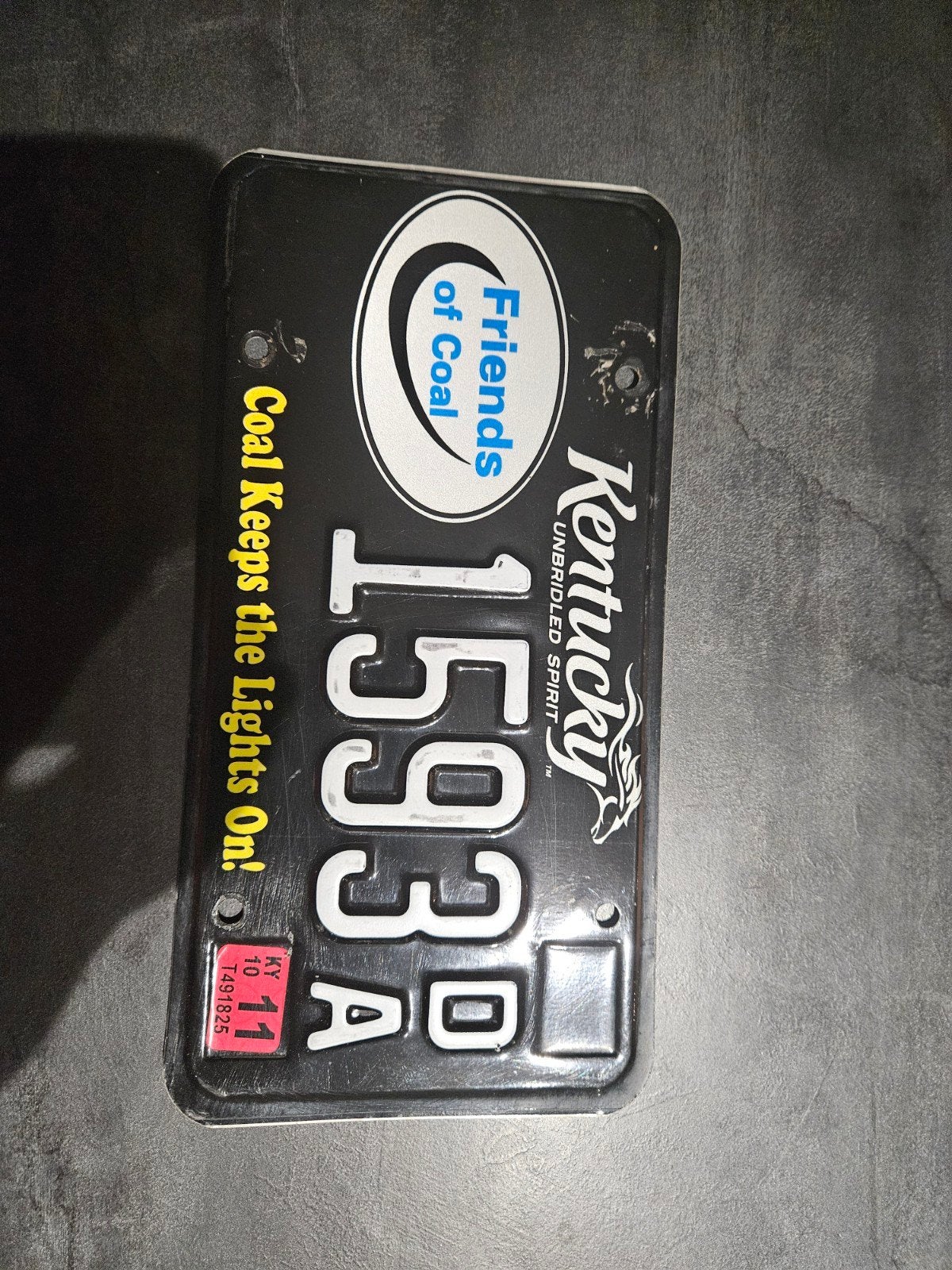 kentekenplaat Kentucky, Verzamelen, Overige Verzamelen, Ophalen of Verzenden, Gebruikt