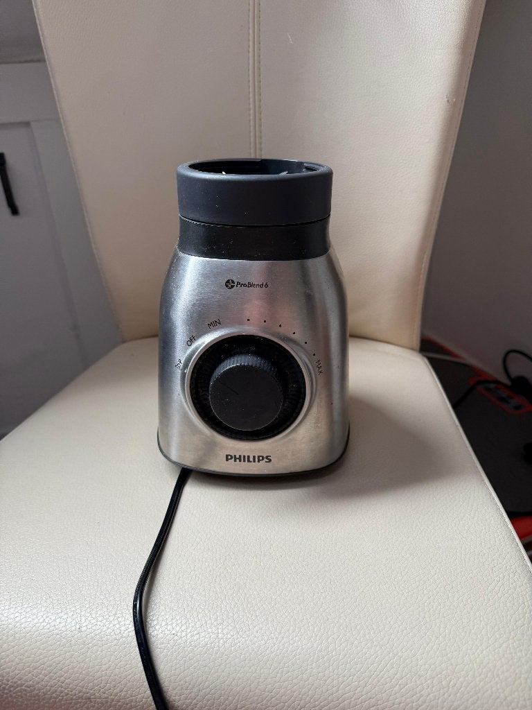 MOTOR BLENDER PHILIPS HR3553, 1 tot 2 liter, Ophalen of Verzenden, Zo goed als nieuw, 3 snelheden of meer