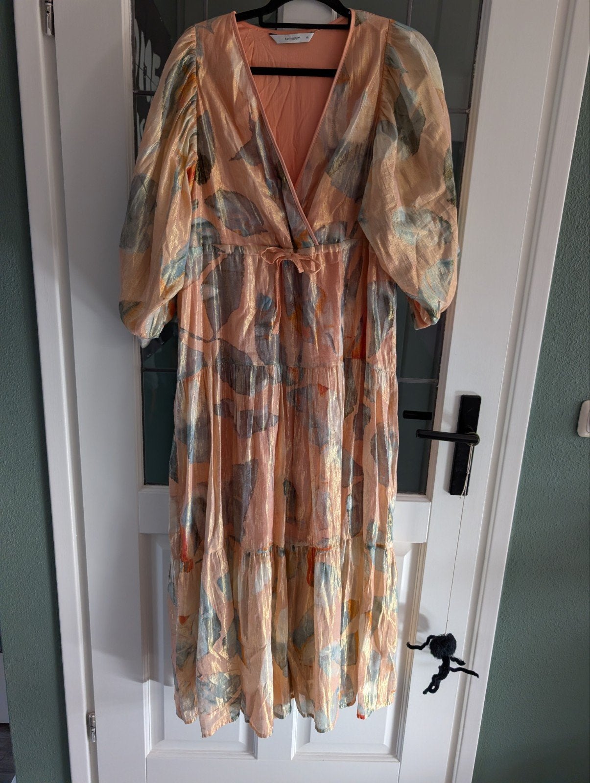 Summum Woman Maxi Jurk Maat 40 met Bloemenprint, Maat 38/40 (M), Summum, Meerkleurig, Ophalen of Verzenden