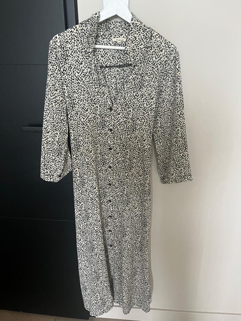Lange jurk met dierenprint - Madness, Kleding | Dames, Jurken, Maat 38/40 (M), Overige kleuren, Ophalen of Verzenden, Gedragen