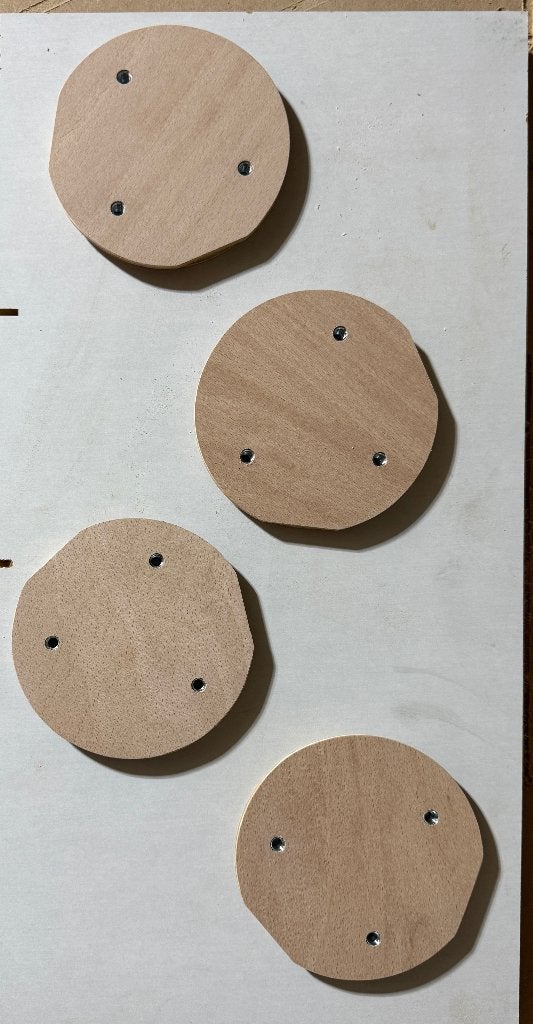 Houten reparatieplaat voor Fritz Hansen Vlinderstoel, Bruin, Verzenden, Nieuw, Eén