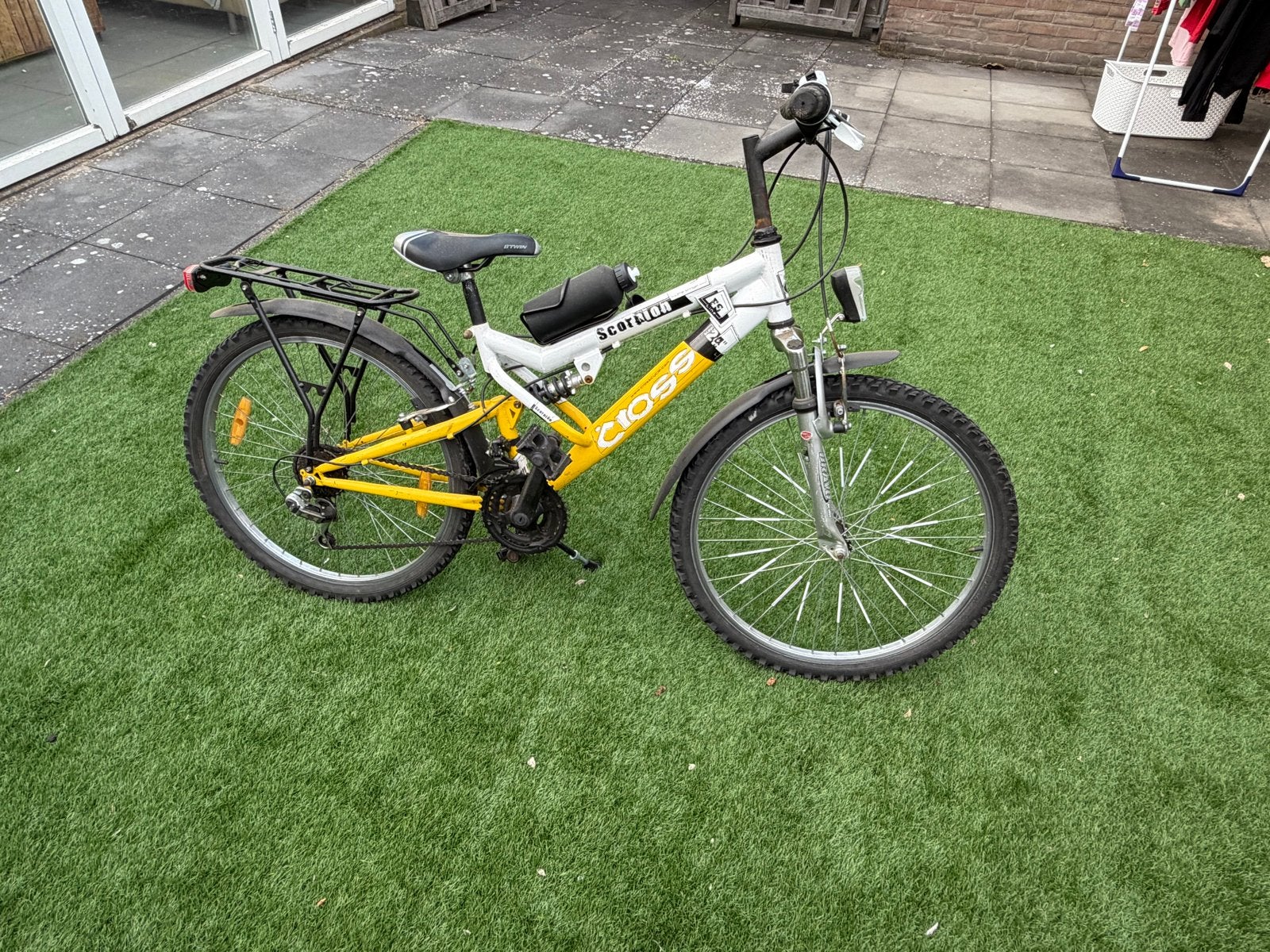 Cross Scorpion 24 inch kinderfiets met versnellingen, Gebruikt, Velgrem, Versnellingen, Minder dan 49 cm