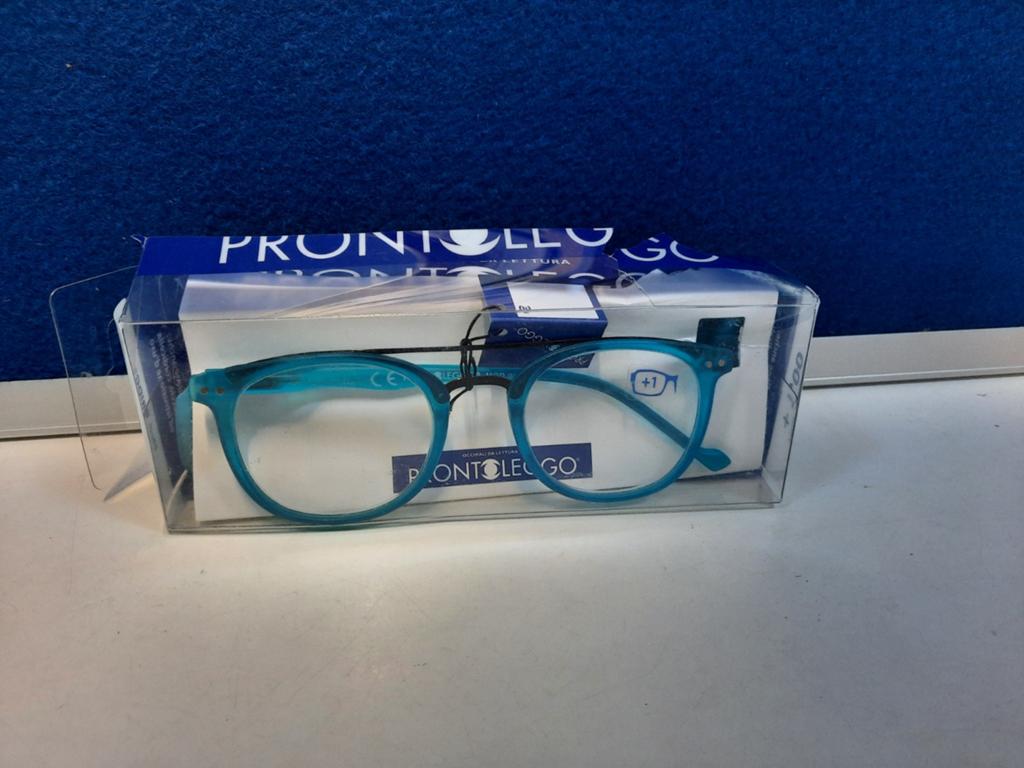 Prontoleggo Leesbril +1.00 - Turquoise, Ophalen of Verzenden, Nieuw, Overige merken