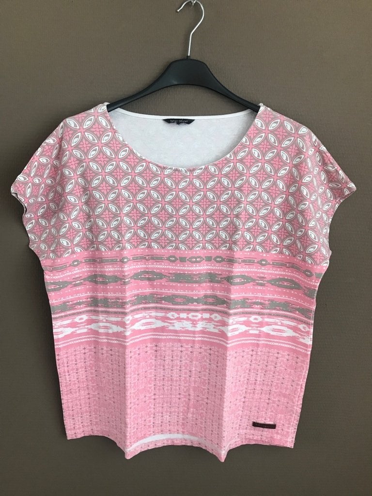 Roze Beige Human Nature dames t-shirt Maat XXL, Meerkleurig, Maat 46/48 (XL) of groter, Ophalen of Verzenden, Zo goed als nieuw