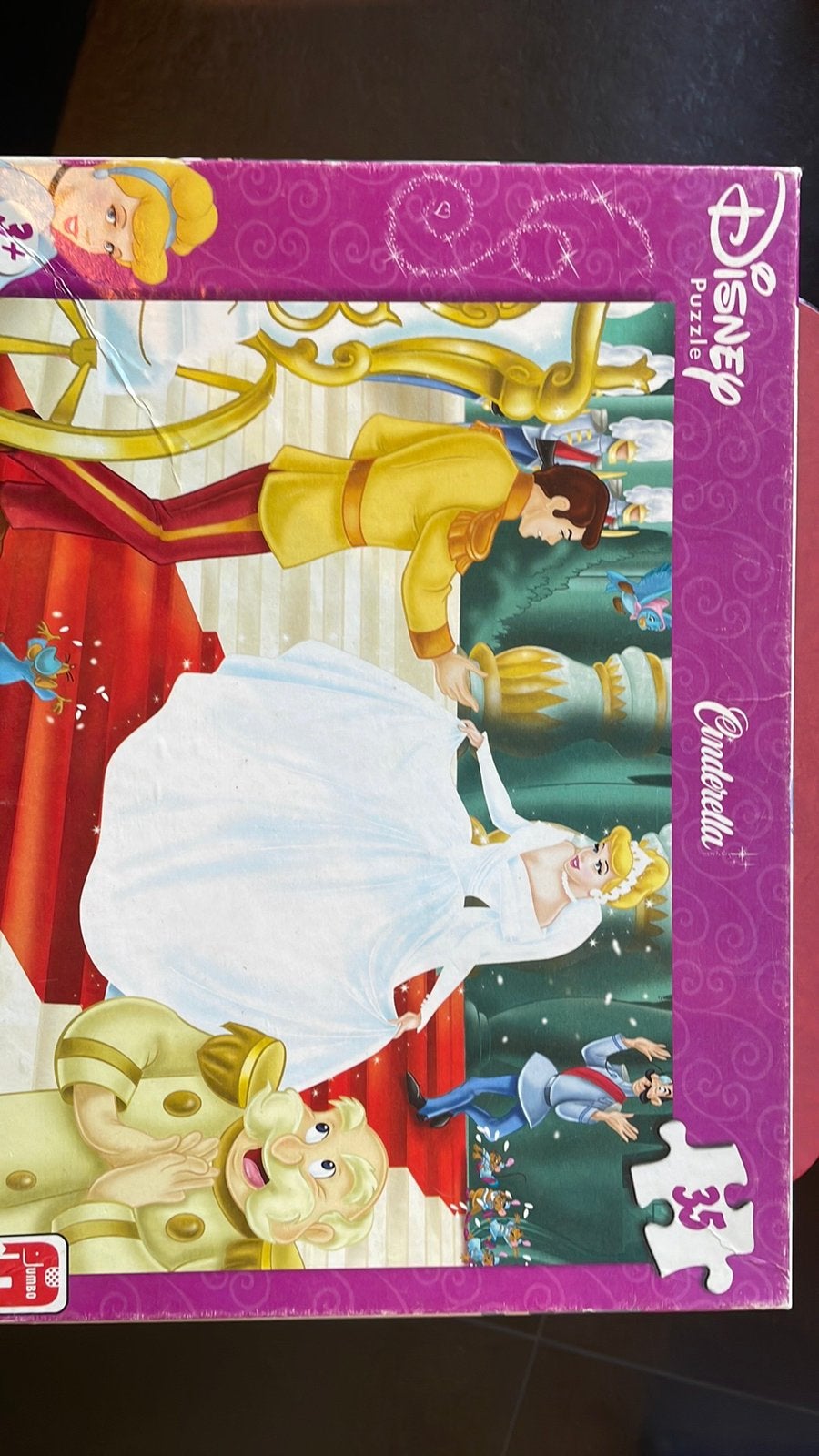 Puzzle van Disney Cinderella, Ophalen of Verzenden, 10 tot 50 stukjes, Gebruikt