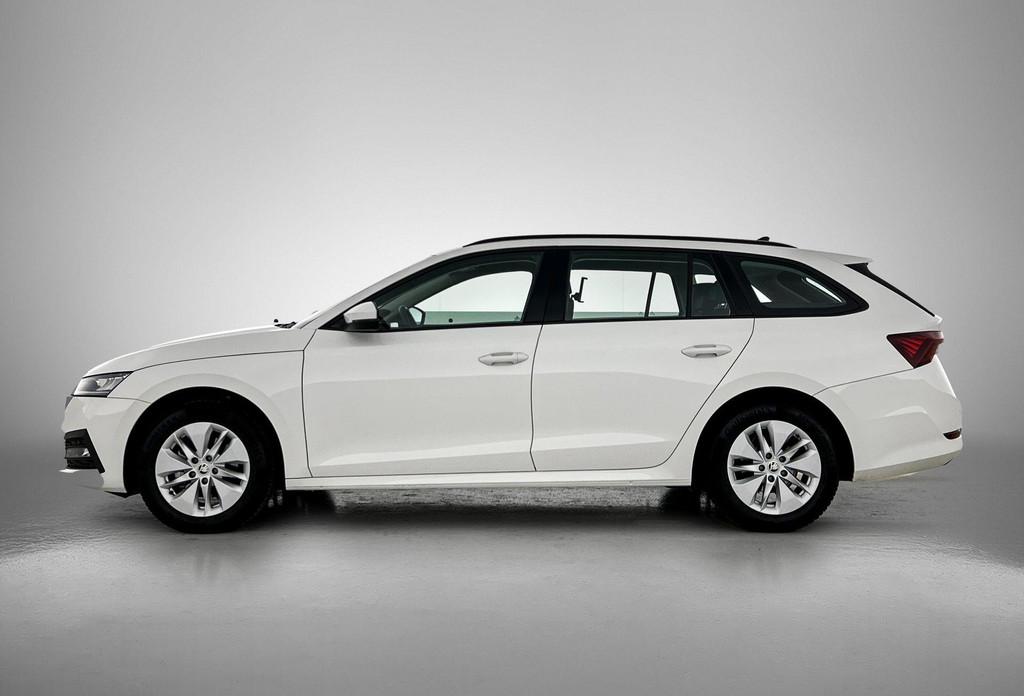 Skoda Octavia Combi 1.0 e-TSI Business Edition ELEKTR. ACHTE, Auto's, Skoda, 12 maanden, Stof, Gebruikt, Wit