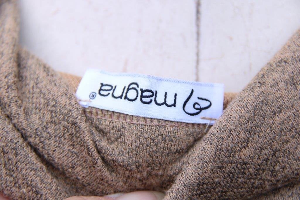 Jurk/ Tuniek bruin Magna mt 48/50 Vaste prijs, Bruin, Maat 46/48 (XL) of groter, Ophalen of Verzenden, Boven de knie
