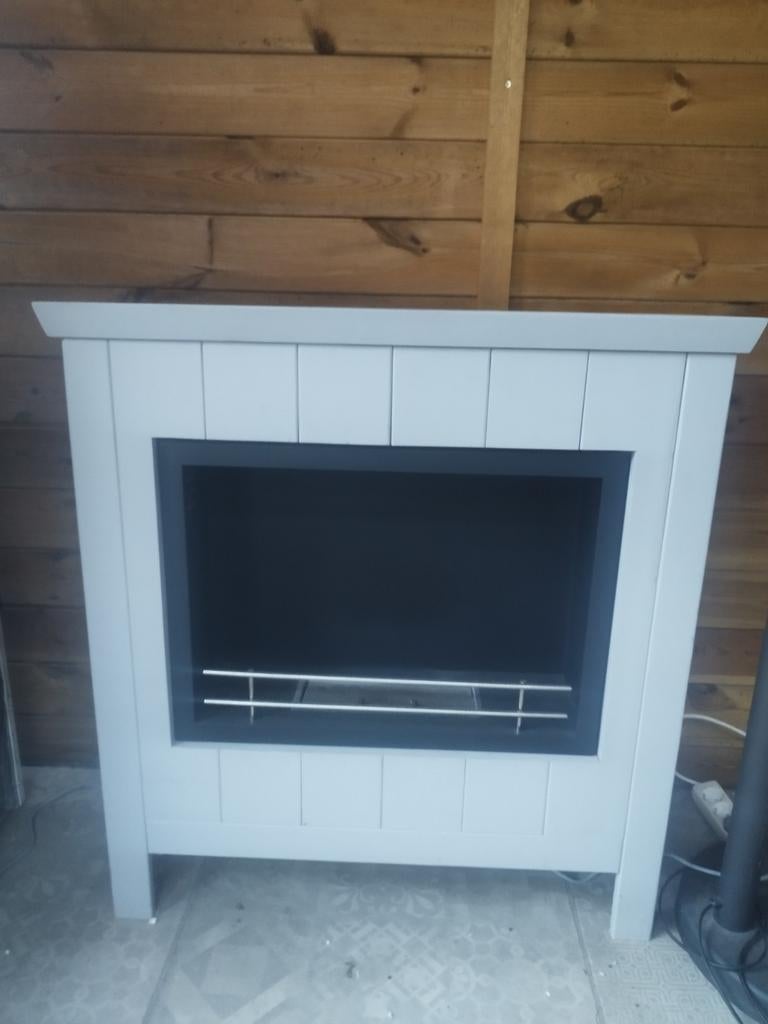 Bioethanol haard living flame, Ophalen, Gebruikt, Vrijstaande haard