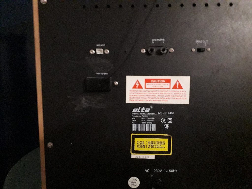 stereo toren, Ophalen, Gebruikt, Tuner of Radio, Overige merken