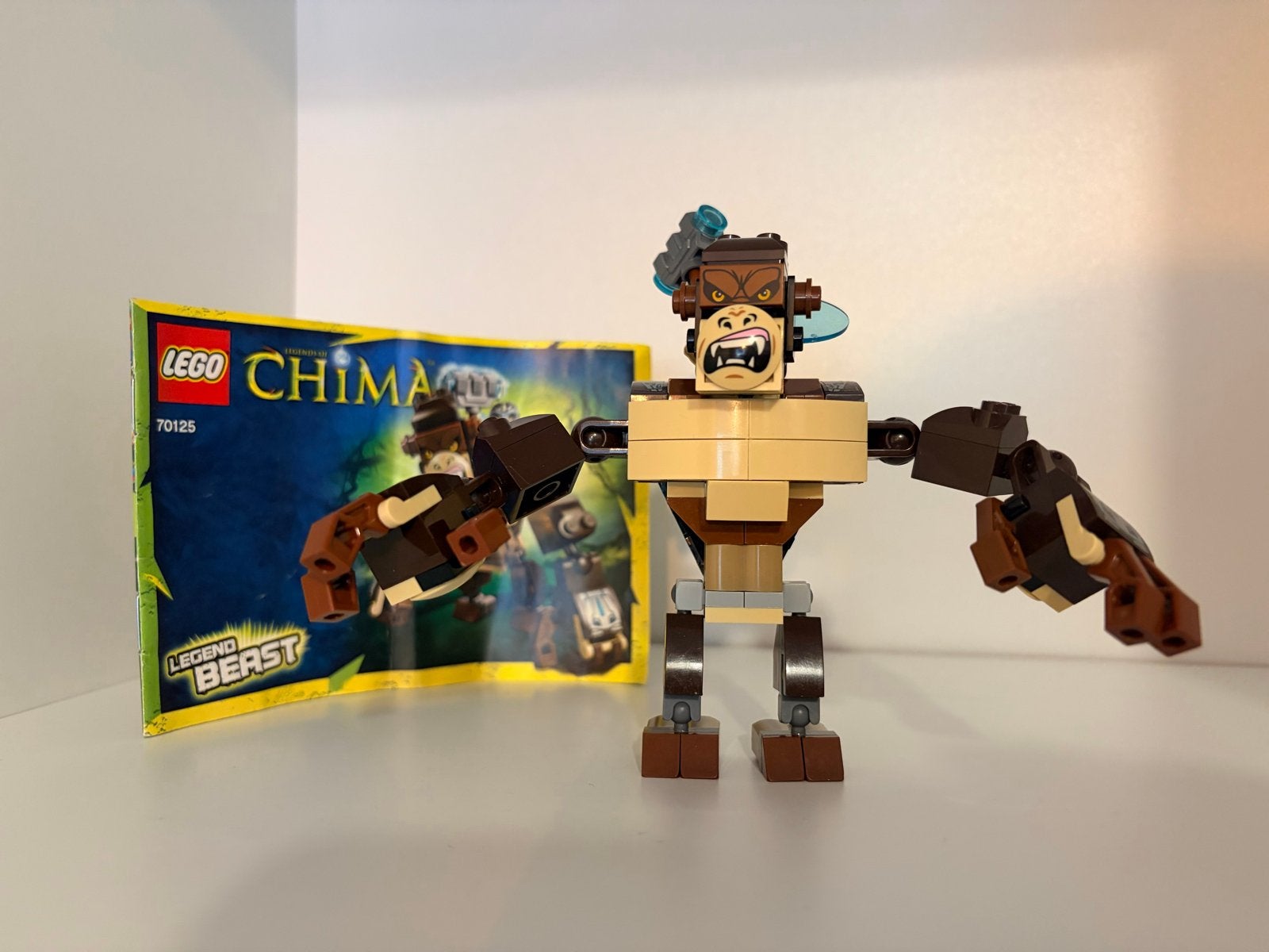 Lego Chima 70125 Gorzan's Gorilla Striker - Compleet, Gebruikt, Overige thema's, Lego, Ophalen of Verzenden