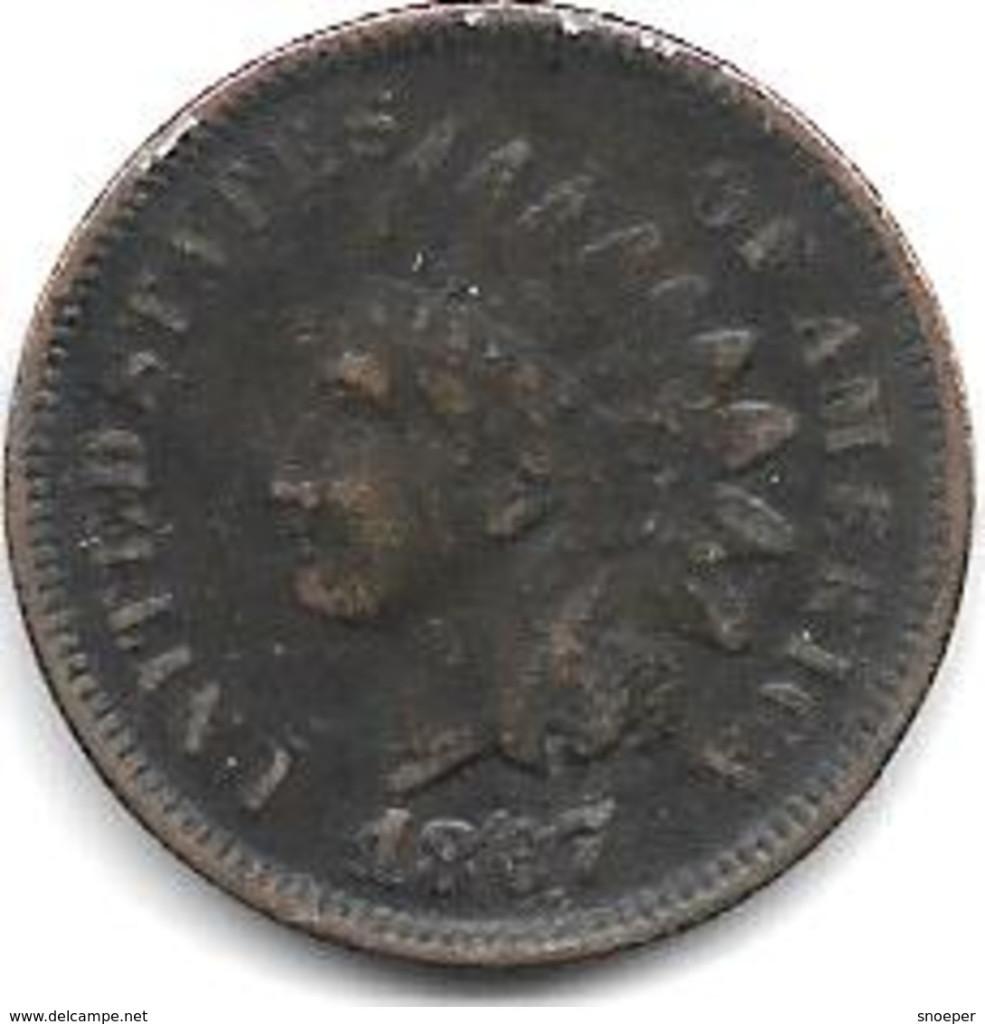 usa 1 cent 1867 fr+, Postzegels en Munten, Munten | Amerika, Verzenden, Noord-Amerika, Losse munt