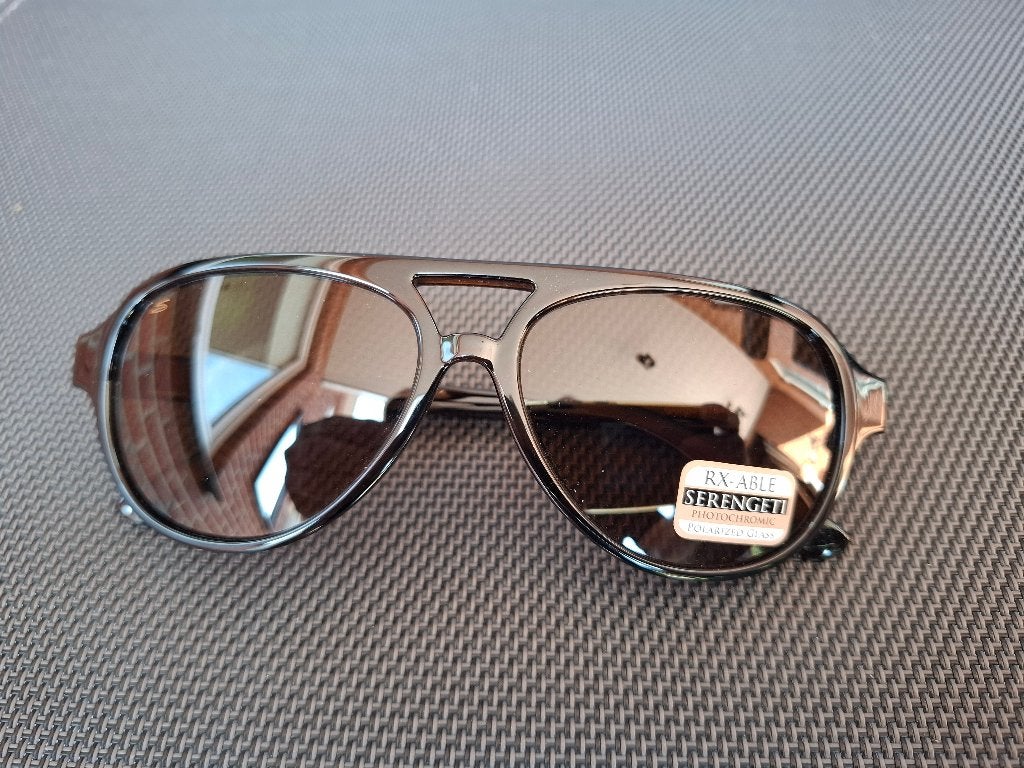 Serengeti zonnebril giorgio nieuw, Overige merken, Zonnebril, Bruin, Nieuw