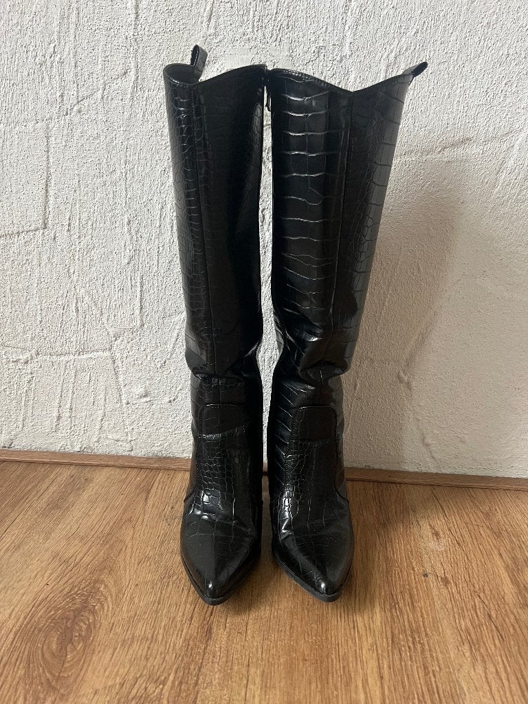 zwarte laarzen, Kleding | Dames, Schoenen, Ophalen, Hoge laarzen, Zwart, Onbekend