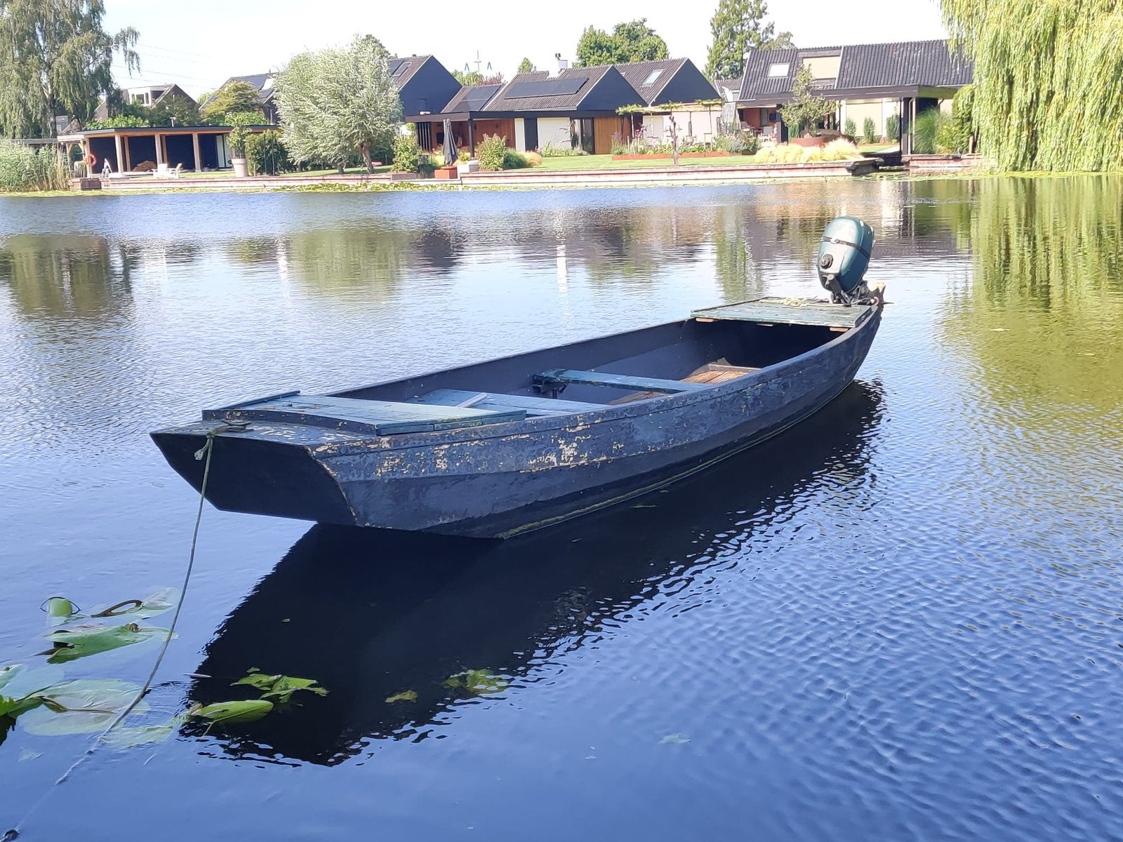 Friese Schouw 5 meter + motor, Ophalen, Gebruikt, Staal
