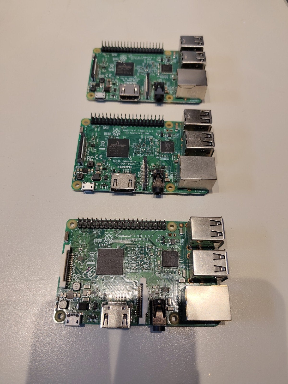 3x Raspberry Pi 3 Model B V1.2, Ophalen of Verzenden, Zo goed als nieuw, Raspberry Pi