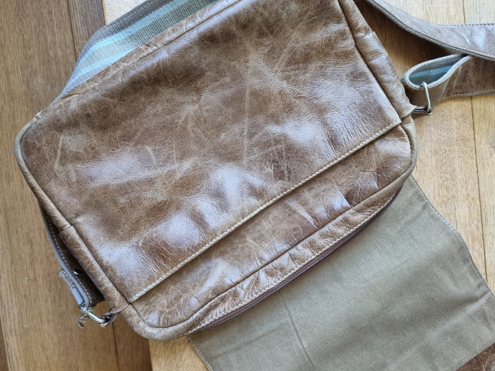 Lederen tas Riverdale, Sieraden, Tassen en Uiterlijk, Ophalen of Verzenden, Bruin