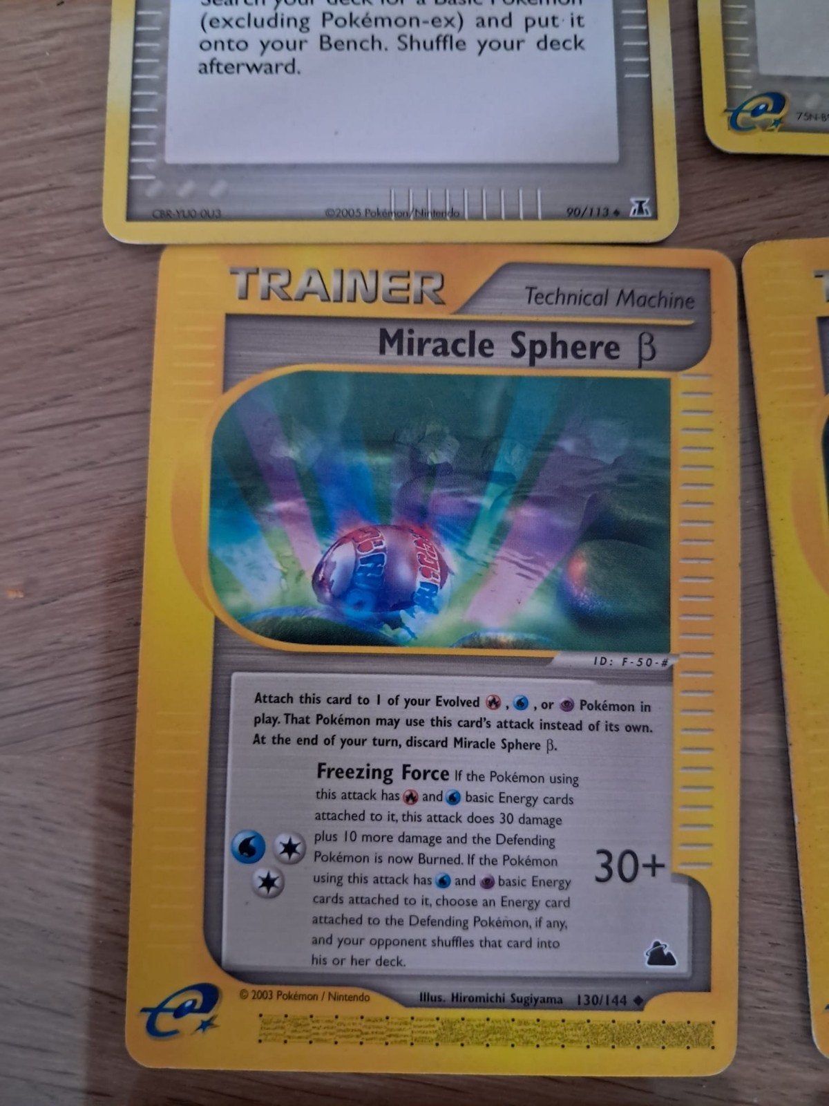 Pokémon TCG Miracle Sphere β Trainer Kaart 130/144, Verzenden, Gebruikt, Losse kaart
