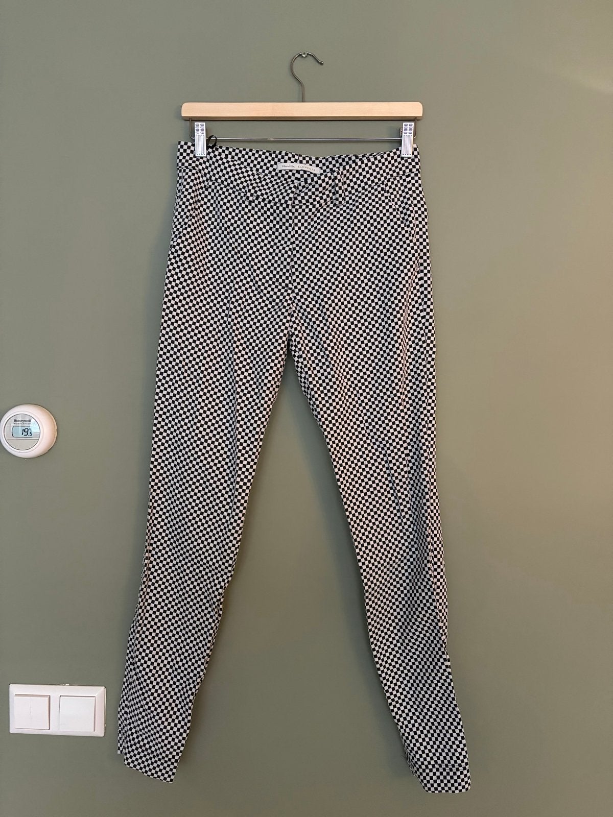 Vanilia Elements Zwart-wit geblokte broek - Maat 34, Kleding | Dames, Zwart, Ophalen of Verzenden, Zo goed als nieuw, Maat 34 (XS) of kleiner