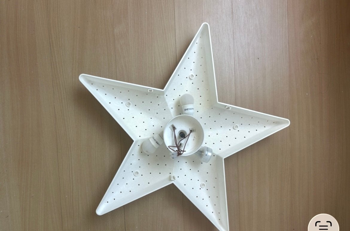 3 ceiling lights with bulb for sale, Ophalen, Zo goed als nieuw