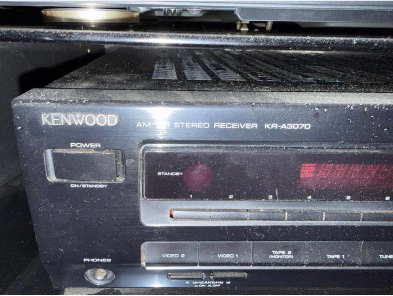 Kenwood KR-A3070 Stereo Receiver met afstandsbediening, Ophalen, Gebruikt, Stereo, Overige merken
