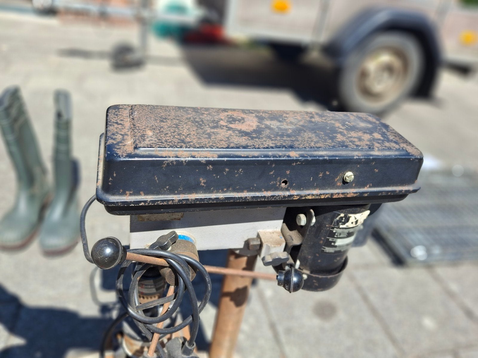Goed werkende kolomboormachine met diverse hulpstukken, Ophalen, Gebruikt, Kolomboormachine