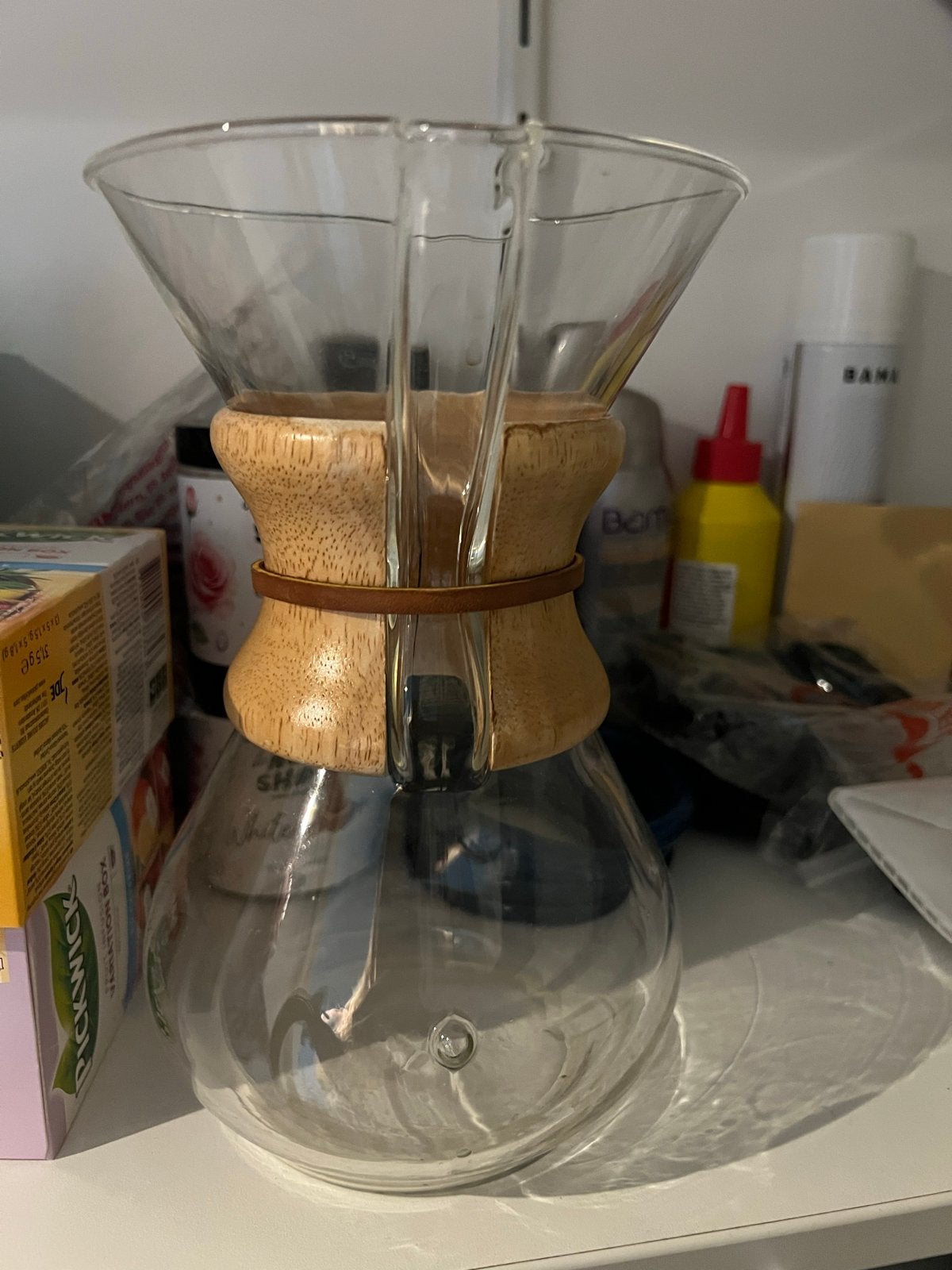 Chemex 6 kops, Ophalen, Koffiemachine, Gemalen koffie, Zo goed als nieuw