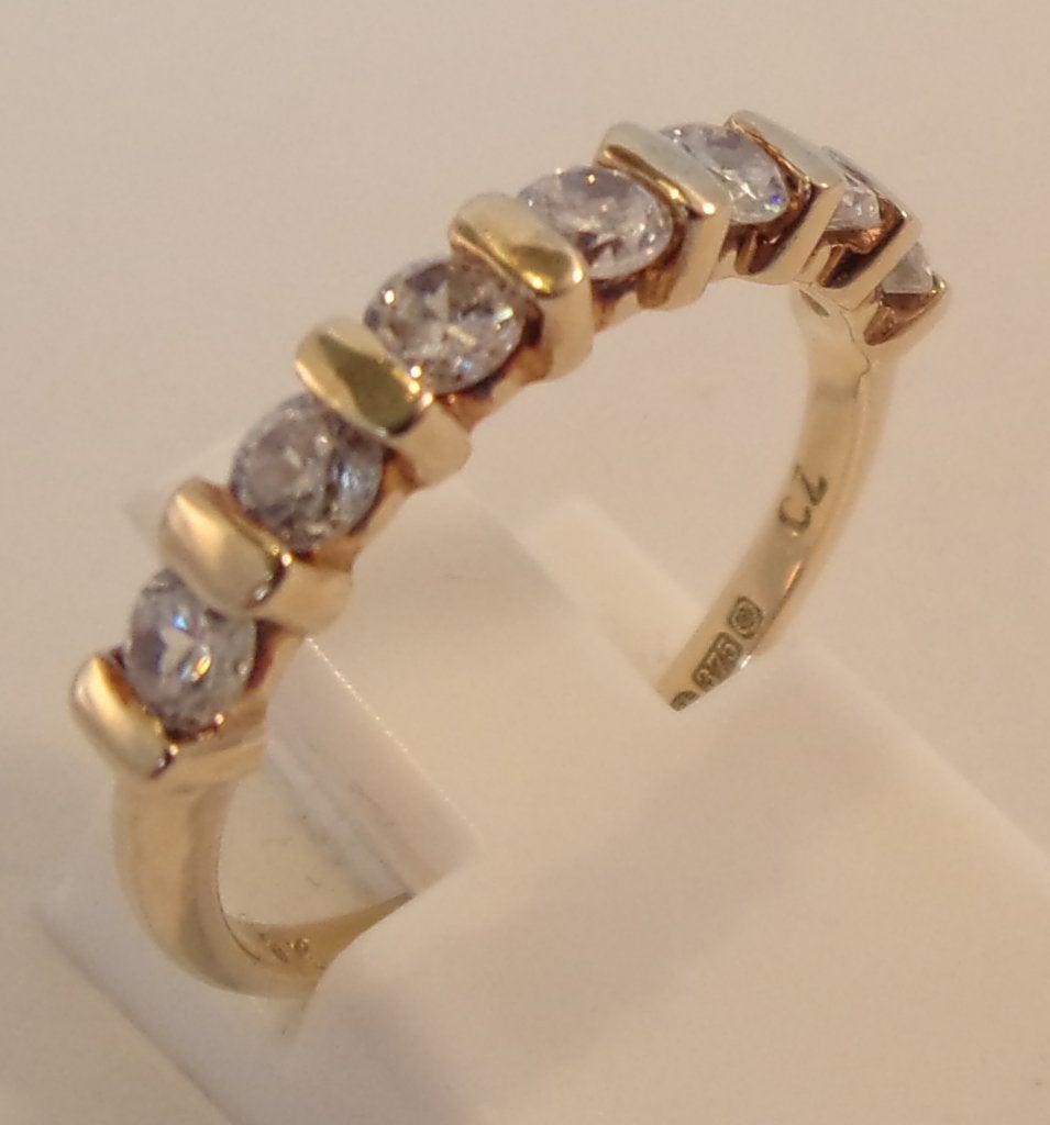 Prachtige gouden dames ring, Verzenden, Met edelsteen, Dame, Goud