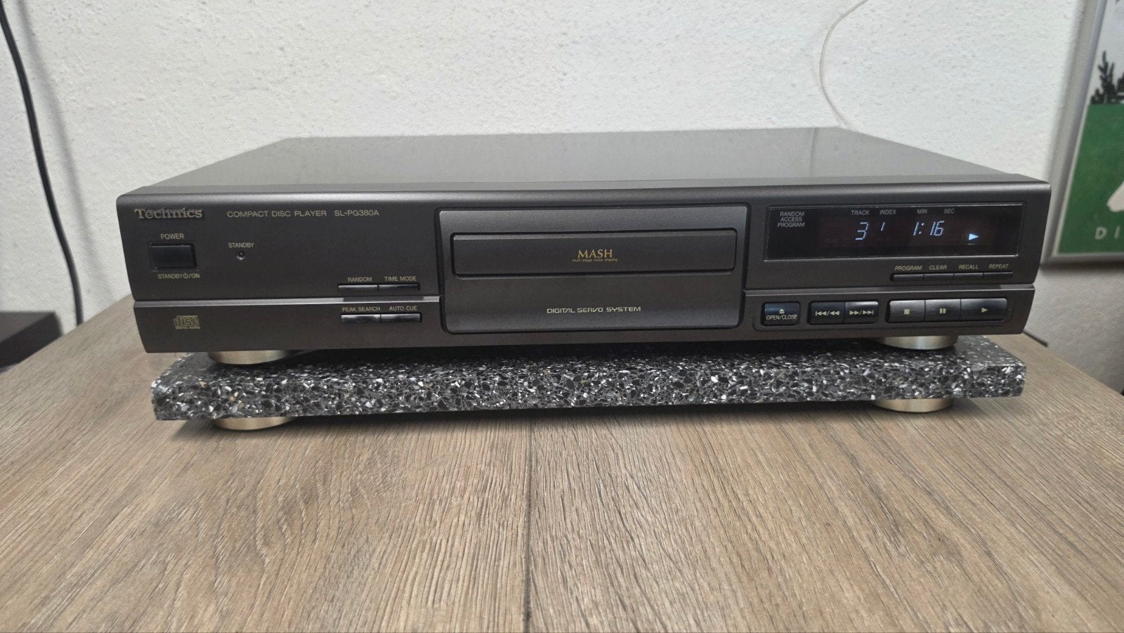 Technics SL-PG380A Compact Disc speler ( philips loopwerk ), Audio, Tv en Foto, Cd-spelers, Gebruikt, Technics, Ophalen of Verzenden