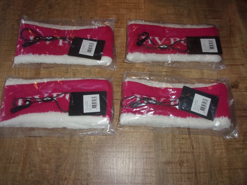 partij 4x HV Polo hoofdband winter fuchsia, Kinderen, Overige typen, Nieuw, Ophalen of Verzenden