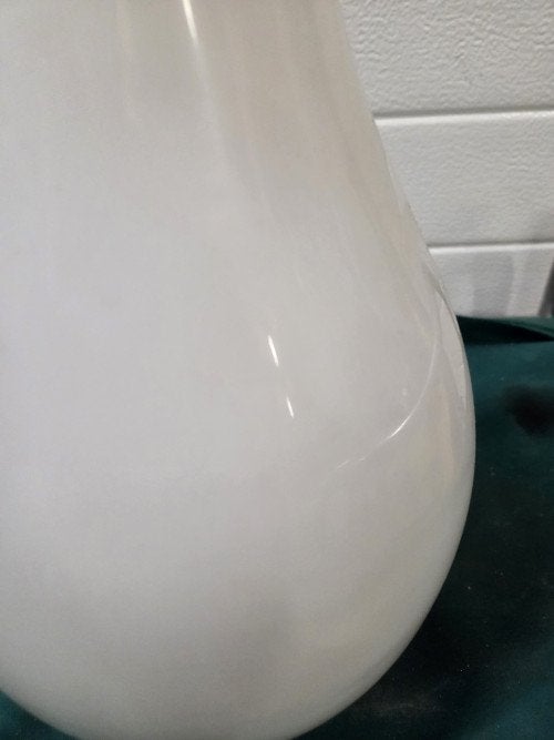 vaas wit glas, Antiek en Kunst, Ophalen of Verzenden