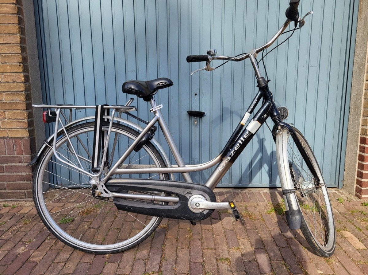 Gazelle Ambiance N7 Dames Zwart/ zilver 53cm, Fietsen en Brommers, Ophalen, -, -, -