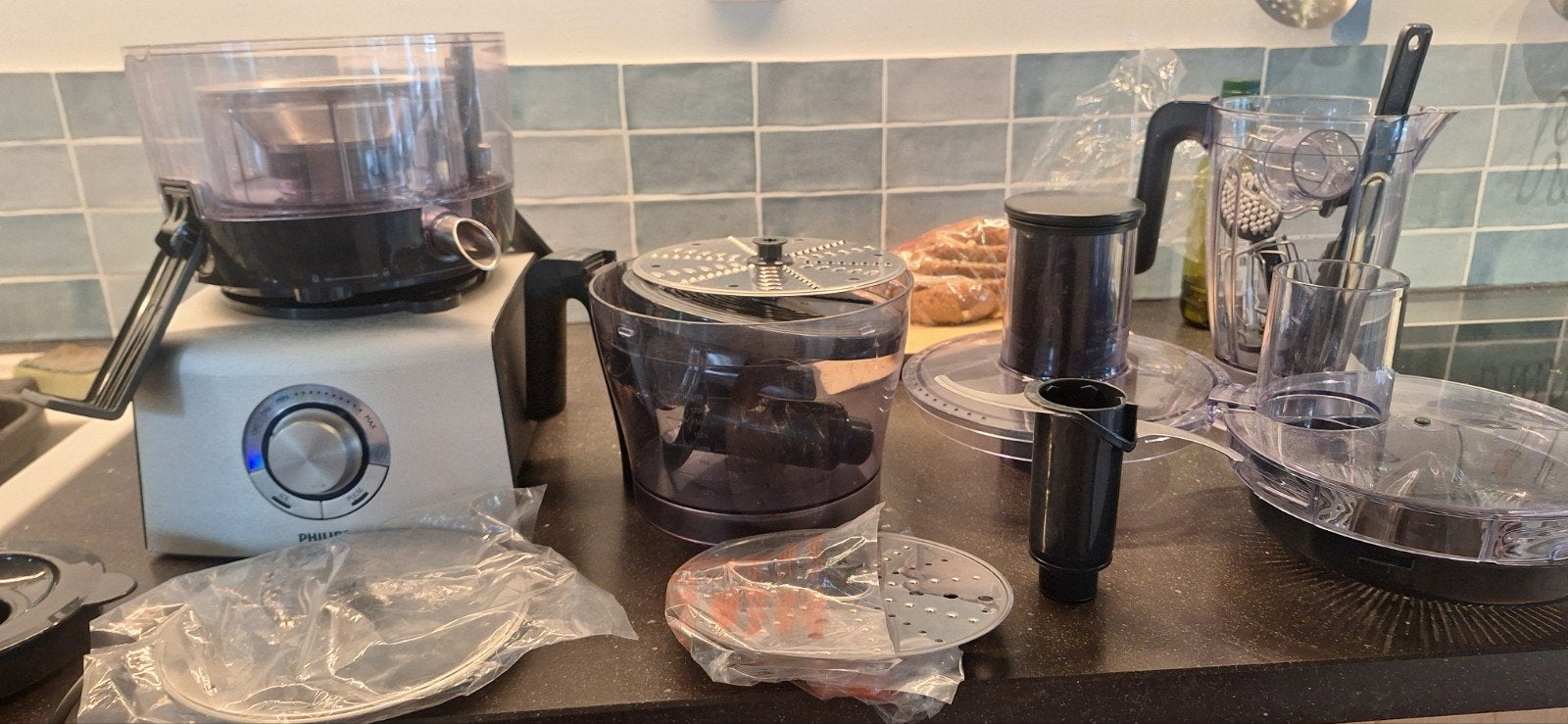 Philips keukenmachine, Ophalen of Verzenden, Zo goed als nieuw, 3 snelheden of meer