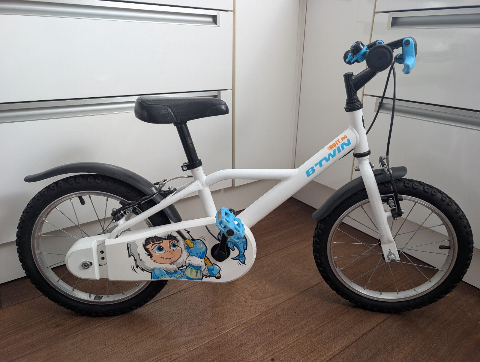 B'TWIN Inuit 100 16 inch kinderfiets, Fietsen en Brommers, Fietsen | Kinderfietsjes, Ophalen, Gebruikt, 16 tot 20 inch