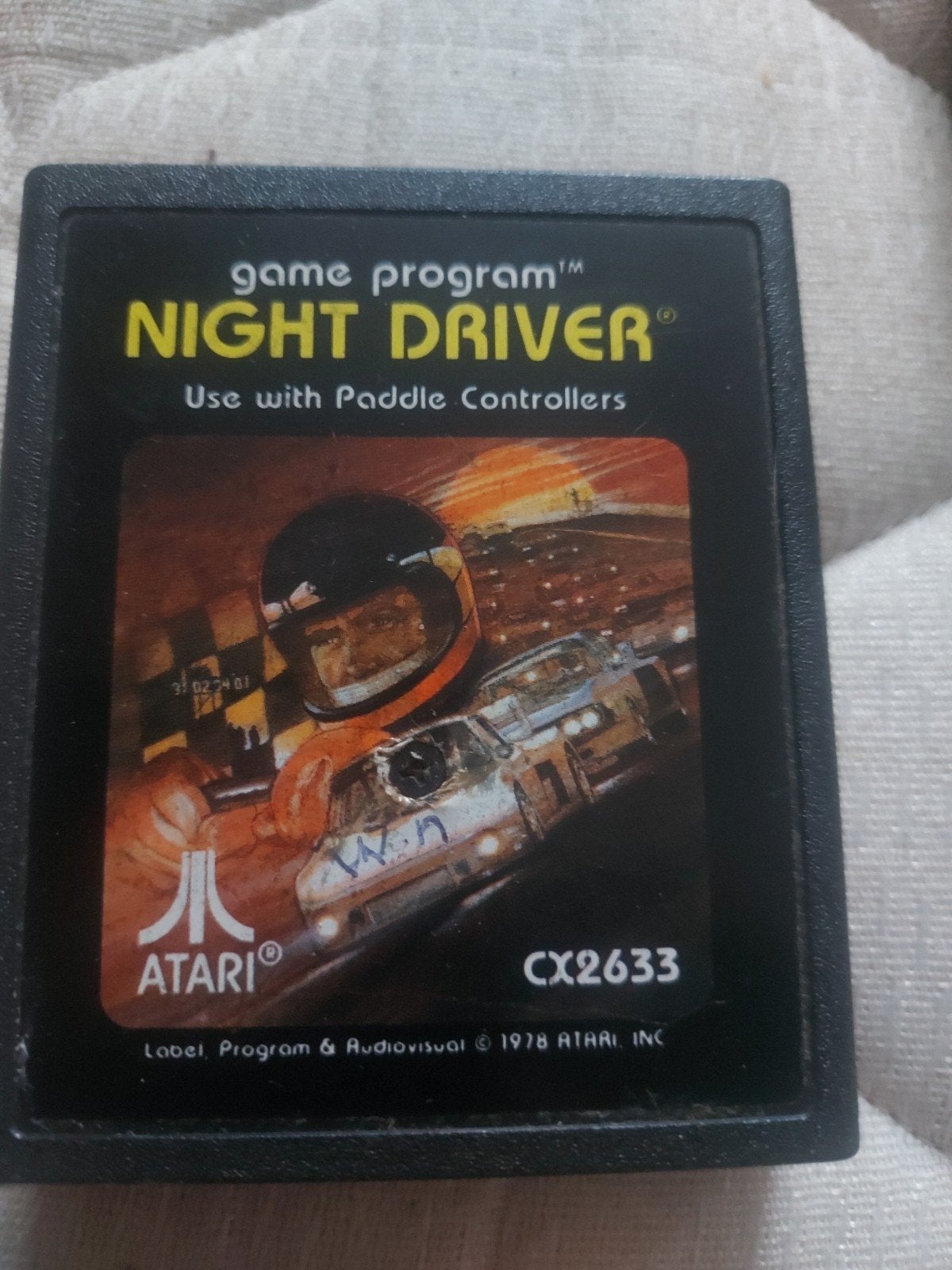 Atari Night Driver - Klassieke Racegame voor Atari 2600, Spelcomputers en Games, Games | Atari, Ophalen of Verzenden