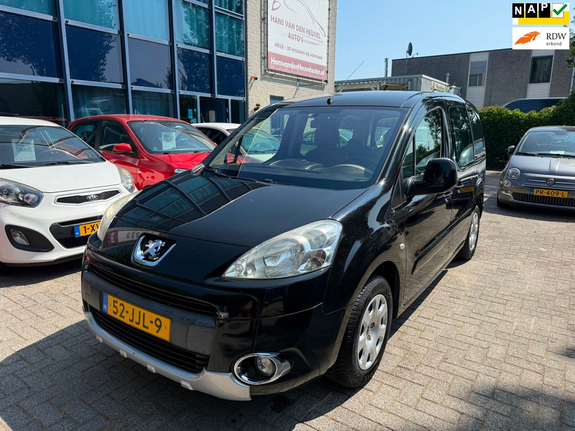 Peugeot Partner Tepee 1.6 Première, Airco, Trekhaak, 2x Sch, Voorwielaandrijving, Stof, 4 cilinders, Zwart