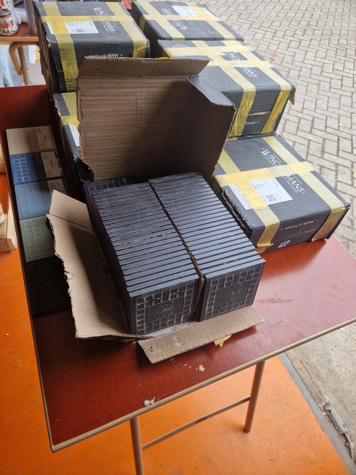 Wickelmans tegels 10x10 cm, noir kleur, nieuw in doos, Keramiek, Nieuw, Minder dan 20 cm, 10 m² of meer