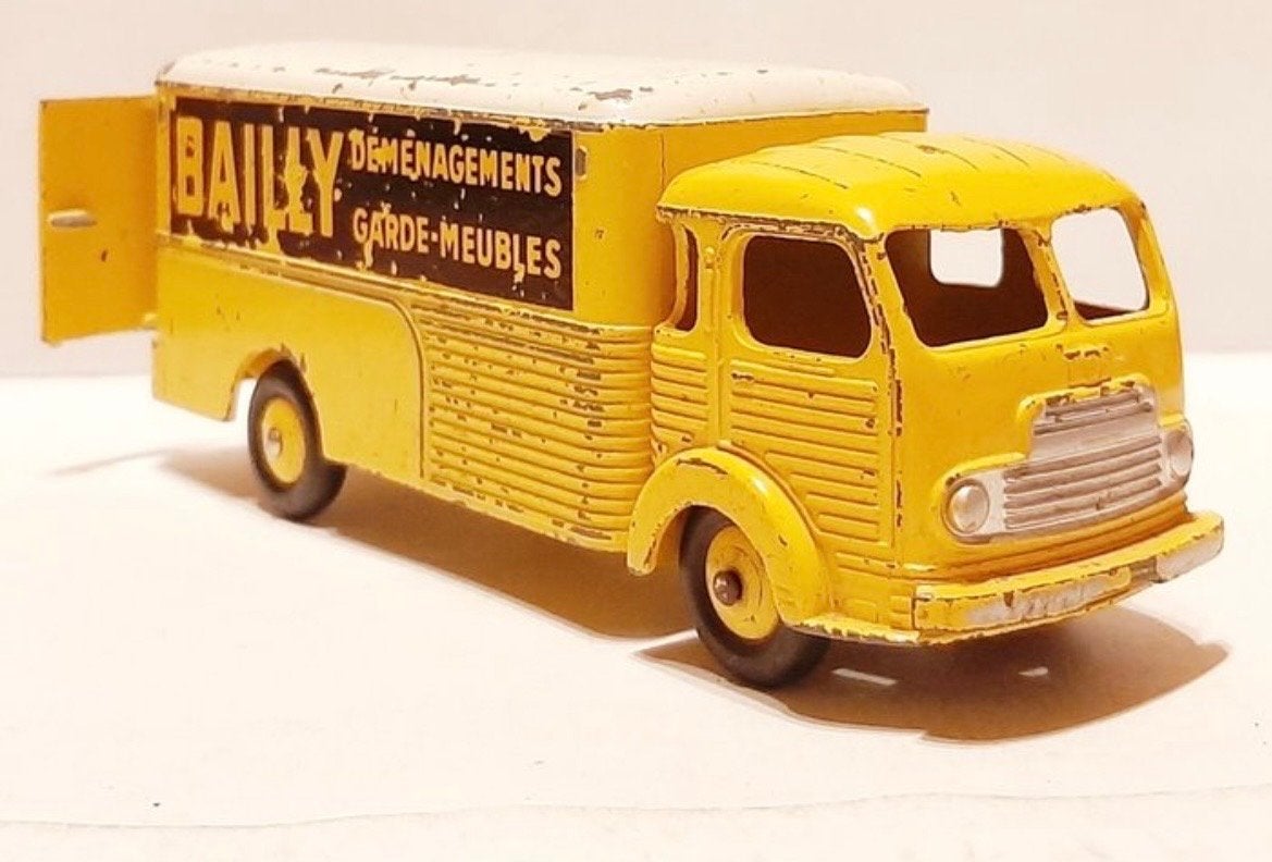 Vintage Dinky Toys Simca Cargo Bailly Verhuiswagen, Antiek en Kunst, Ophalen of Verzenden