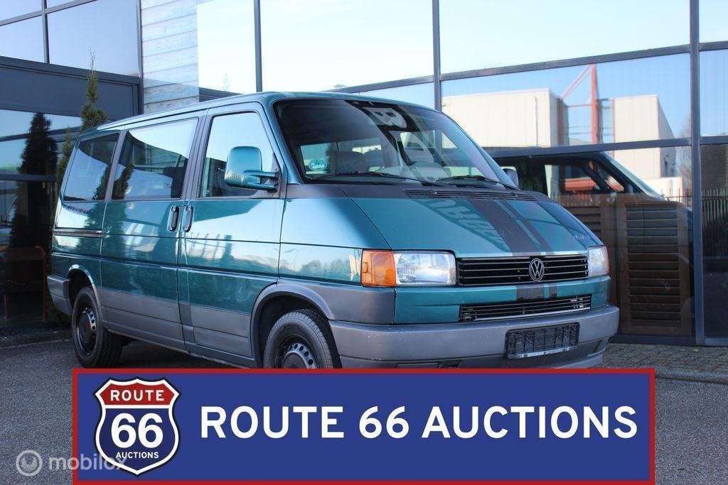 Volkswagen Multivan T4 Allstar | 1995 | Route 66 Auctions, Auto's, Oldtimers, Overige carrosserieën, Volkswagen, Zwart, Bedrijf
