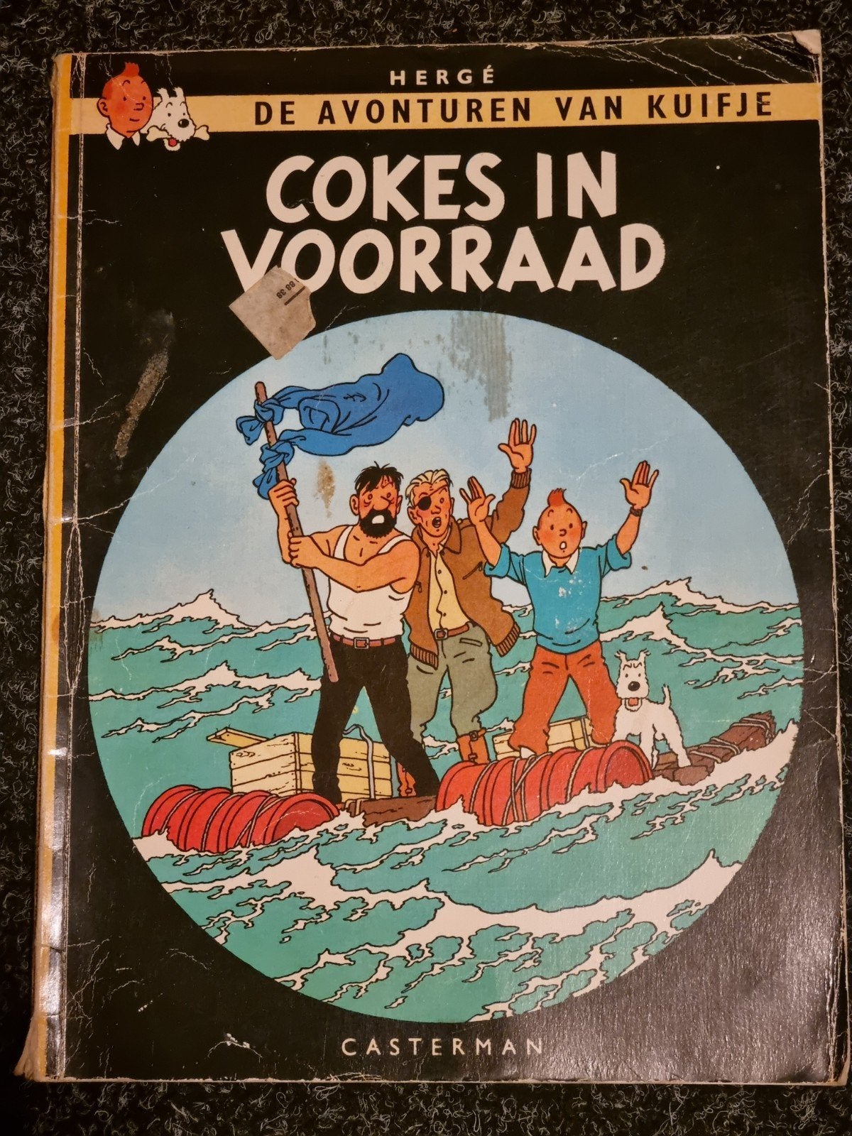 Kuifje: Cokes in Voorraad (Casterman 1958), Boeken, Stripboeken, Eén stripboek, Ophalen of Verzenden, Gelezen