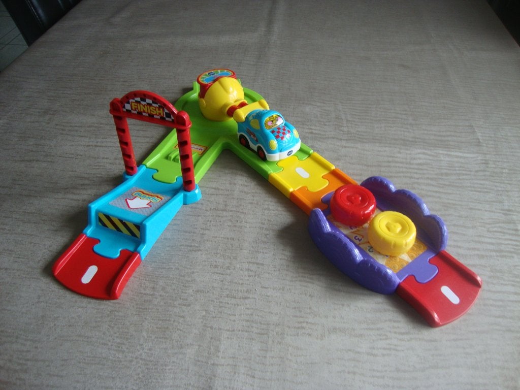 VTech Toet Toet Auto's - Lanceerbaan Deluxe, Ophalen of Verzenden, Gebruikt, 2 tot 4 jaar