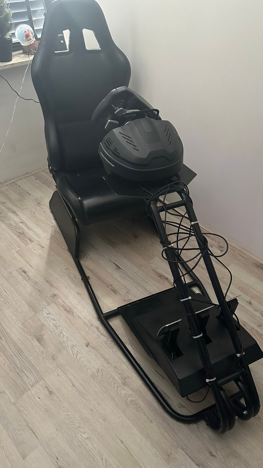Thrustmaster T300 RS GT met racestoel en ferrari SF-1000, Ophalen, Zo goed als nieuw, Playseat of Racestoel