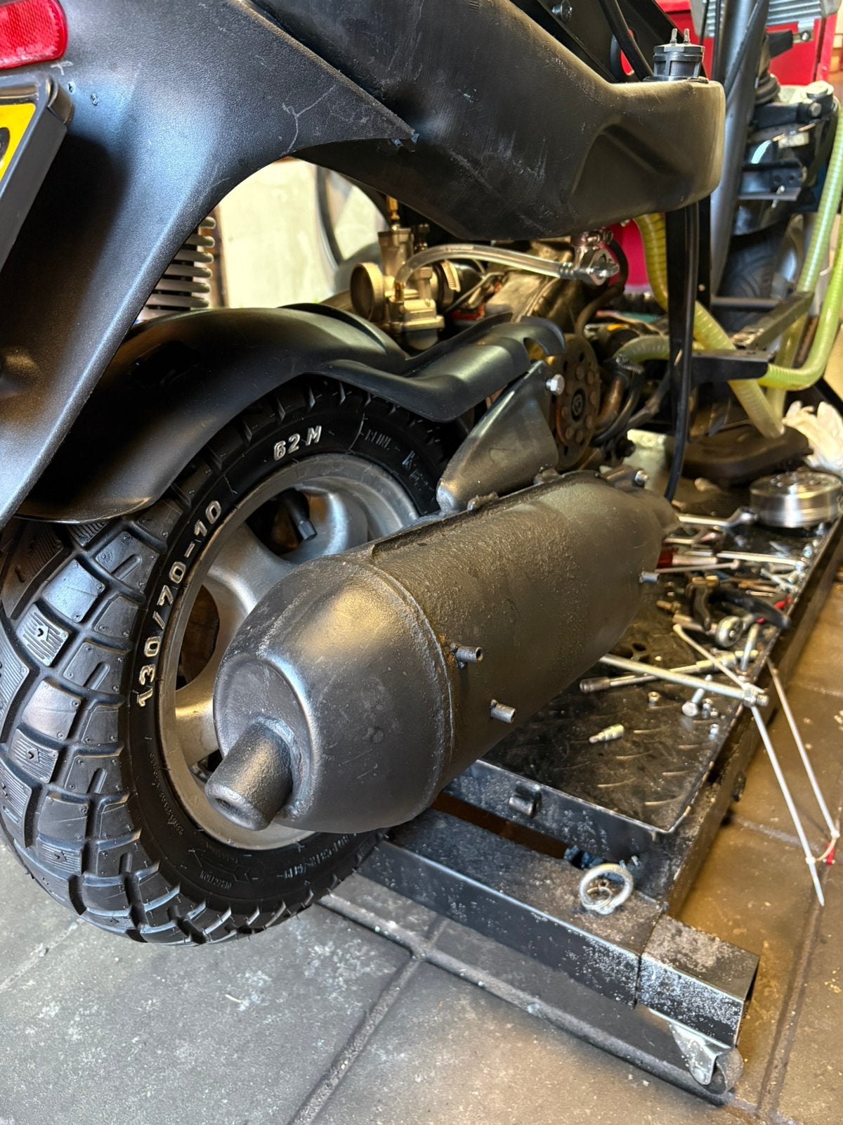 125cc lc blok, Motoren, Ophalen