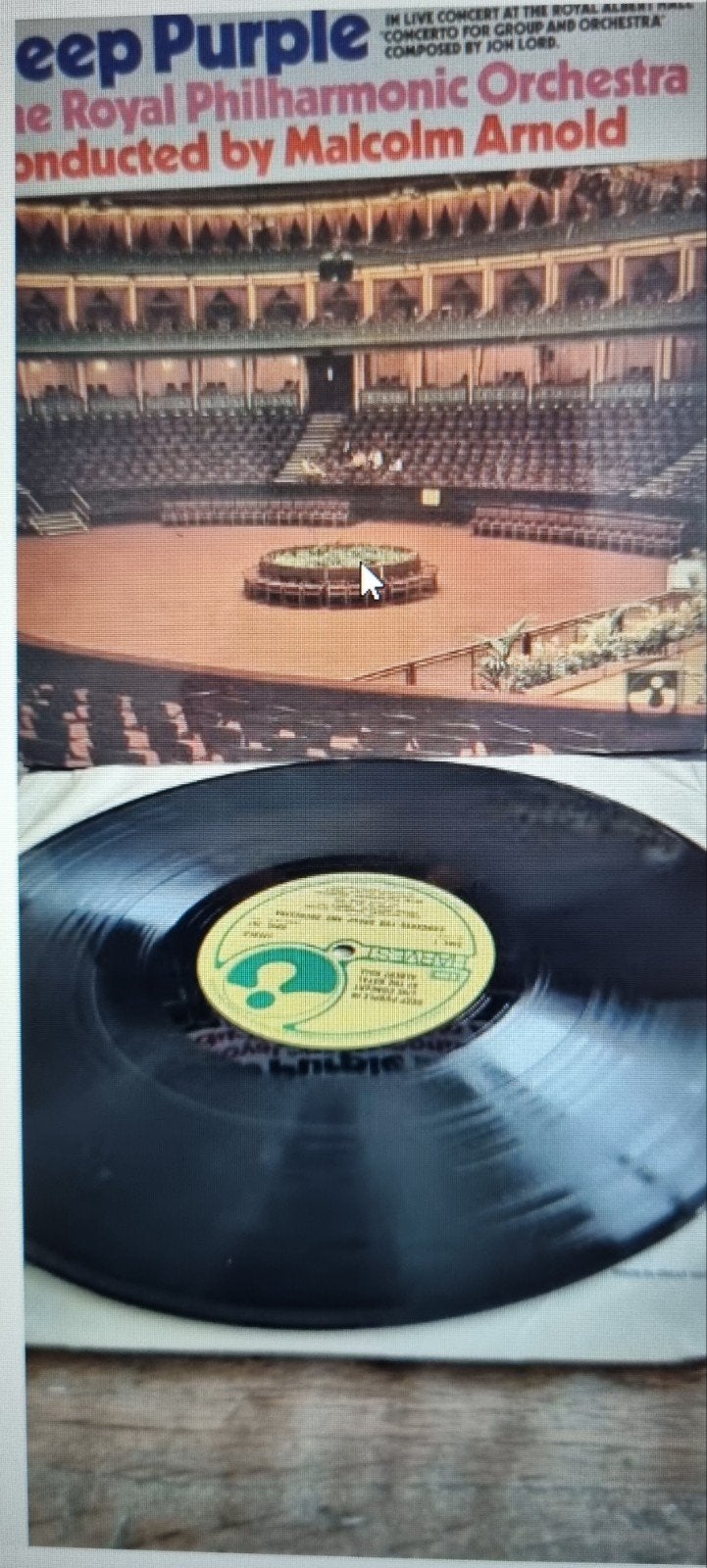 Deep Purple - Concerto for Group and Orchestra LP (1970), LP, Gebruikt, Hard Rock, Originele persing