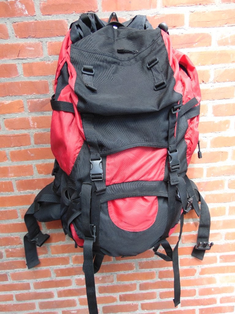 Trekkingrugzak 50 liter in goede staat, Ophalen of Verzenden, Gebruikt, Rugzak