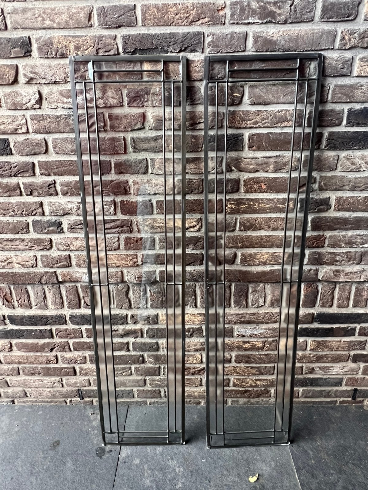 Albo deur raam glas in lood, Ophalen, Gevelraam of Ruit, Gebruikt, Minder dan 80 cm