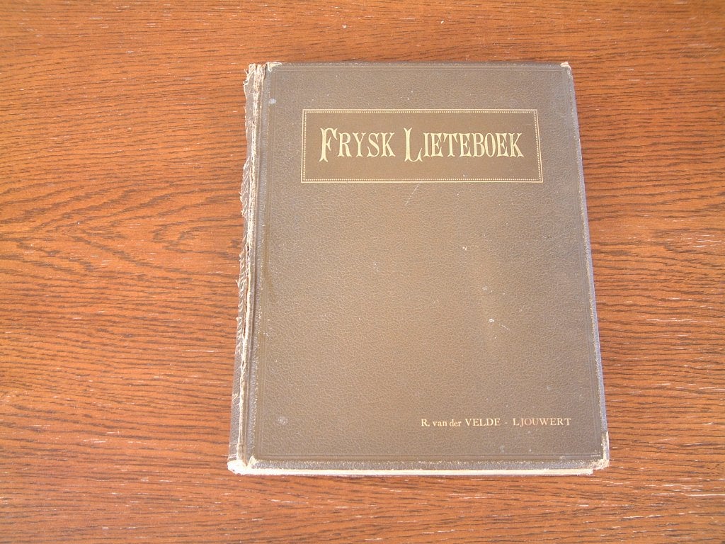antiek Frysk lieteboek 1899 in gearjefte de Friezen oanbean, Ophalen of Verzenden