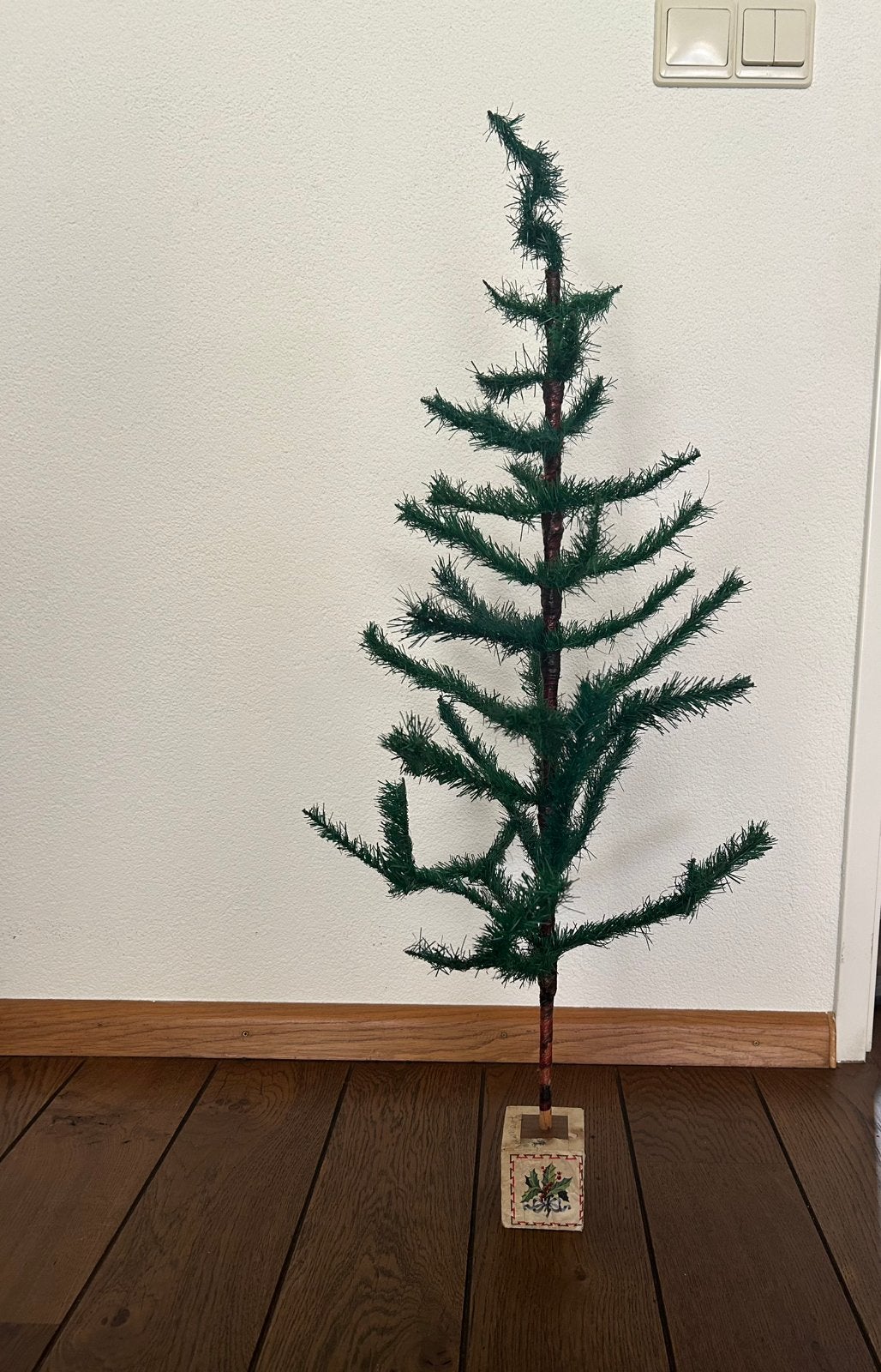 Oude kunststof feathertree, Ophalen of Verzenden, Gebruikt