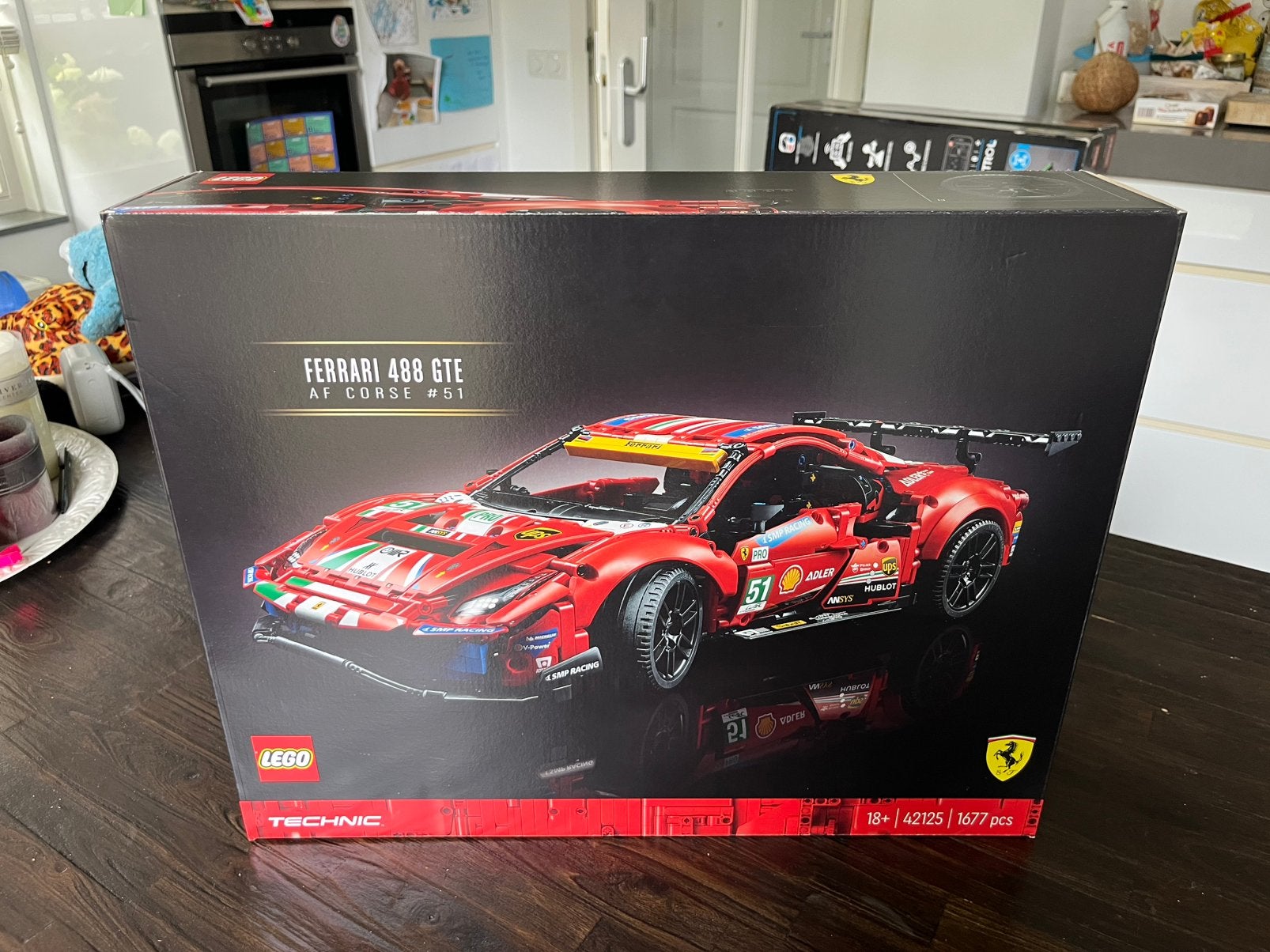 LEGO Ferrari 488 GTE “AF Corse #51” (42125) *NIEUW*, Lego, Nieuw, Ophalen of Verzenden, Technic