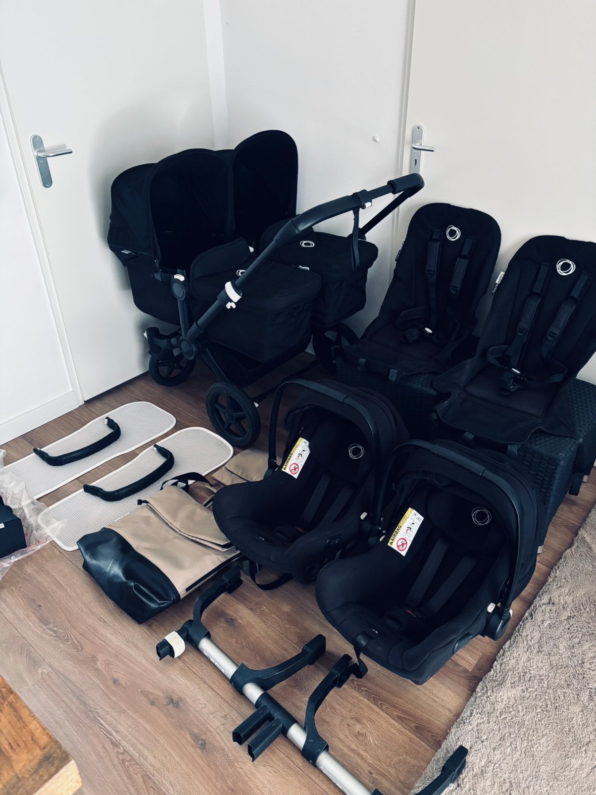 Bugaboo Donkey 3 Twin zeer nette staat!, Ophalen of Verzenden, Zo goed als nieuw, Kinderwagen of Buggy
